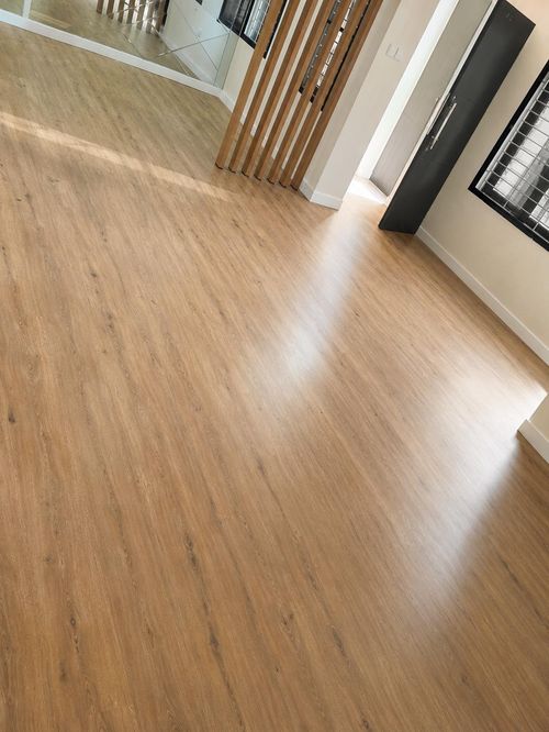 Light oak flooring